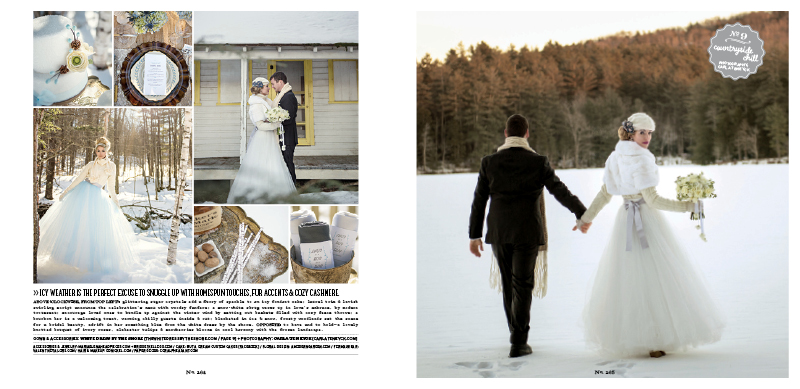Vermont Vows Magazine | Countryside Chill Editorial 2013